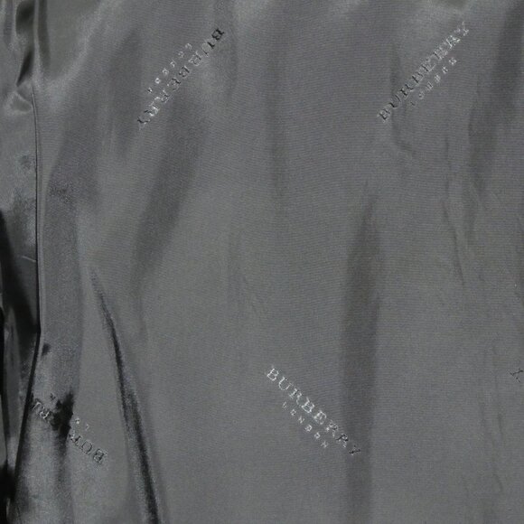 Burberry Vintage Black Wool Blend Coat /Jacket Size 48/ US Size 16 - Picture 12 of 13